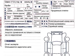 Расшифровка аукционного листа 6