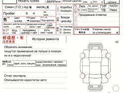 Расшифровка аукционного листа 7